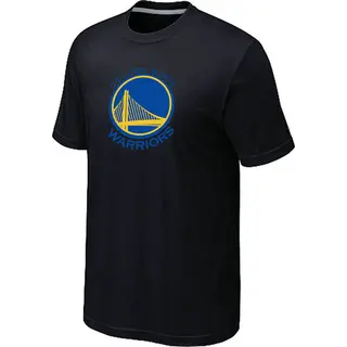 Golden State Warriors Men's Gold Big & Tall Primary Logo T-Shirt - Black