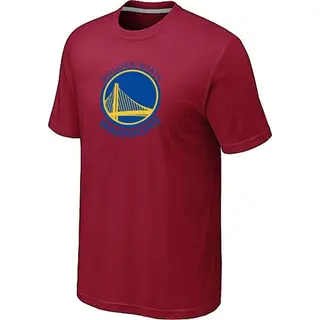 Golden State Warriors Men's Gold Big & Tall Primary Logo T-Shirt - Red