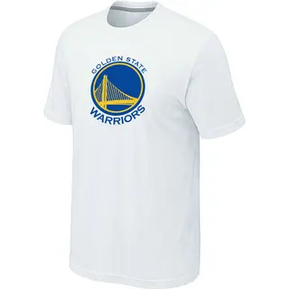 Golden State Warriors Men's Gold Big & Tall Primary Logo T-Shirt - White