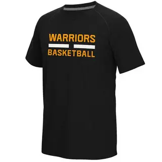 Golden State Warriors Men's Gold On-Court climalite Ultimate T-Shirt - Black