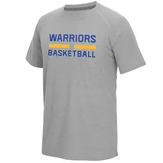 Golden State Warriors Men's Gold On-Court climalite Ultimate T-Shirt - Gray