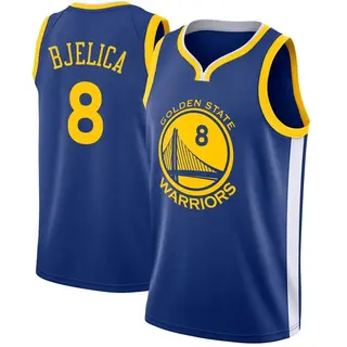 Golden State Warriors Men's Nemanja Bjelica Blue Swingman Jersey - Icon Edition