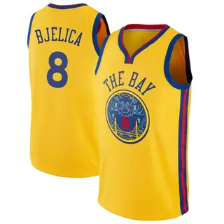 Golden State Warriors Men's Nemanja Bjelica Gold Swingman Jersey - City Edition