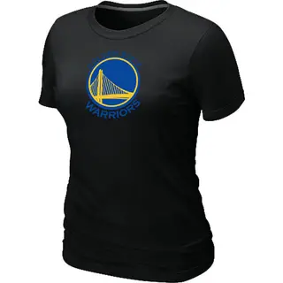 Golden State Warriors Women's Gold Big & Tall Primary Logo T-Shirt - Black