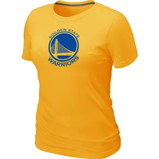 Golden State Warriors Women's Gold Big & Tall Primary Logo T-Shirt - Yellow