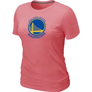 Golden State Warriors Women's Pink Big & Tall Primary Logo T-Shirt -