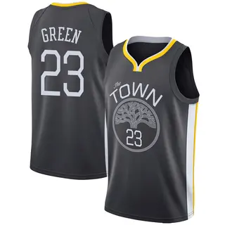 Golden State Warriors Youth Draymond Green Gold Swingman Black Jersey - Statement Edition