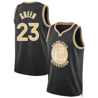 Golden State Warriors Youth Draymond Green Gold Swingman Black Select Series Jersey